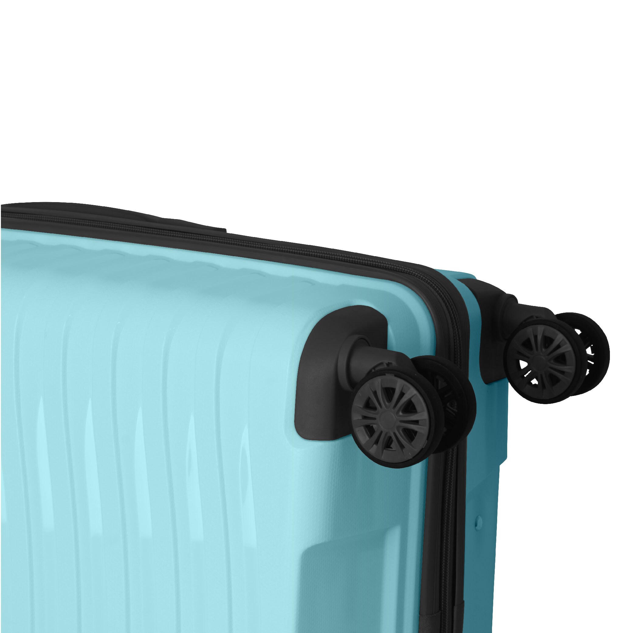 3-Piece Luggage Sets (20", 24", 28"), Suitcase With Wheels, Hardside Suitcase With Four Spinner Wheels And Scratch-Resistant Surface, SkyBlue_voghion.com